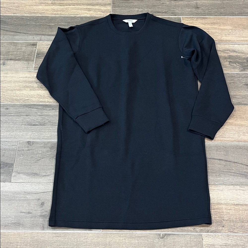 NEW Spanx Air Essentials Crewneck Dress Women's Size Small Black - Picture 4 of 7